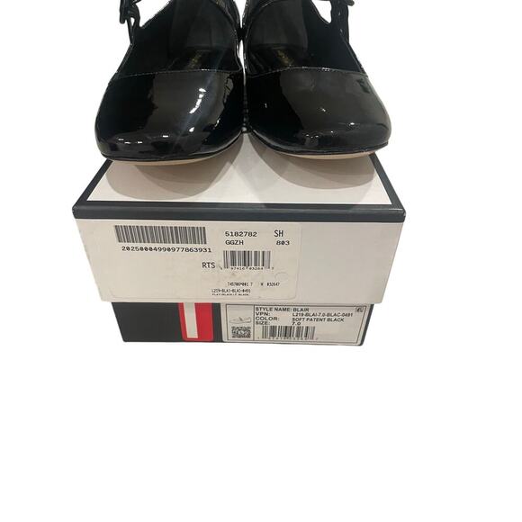New Larroude Blair black patent Mary Jane Ballet Flat size 7 - Picture 10 of 16